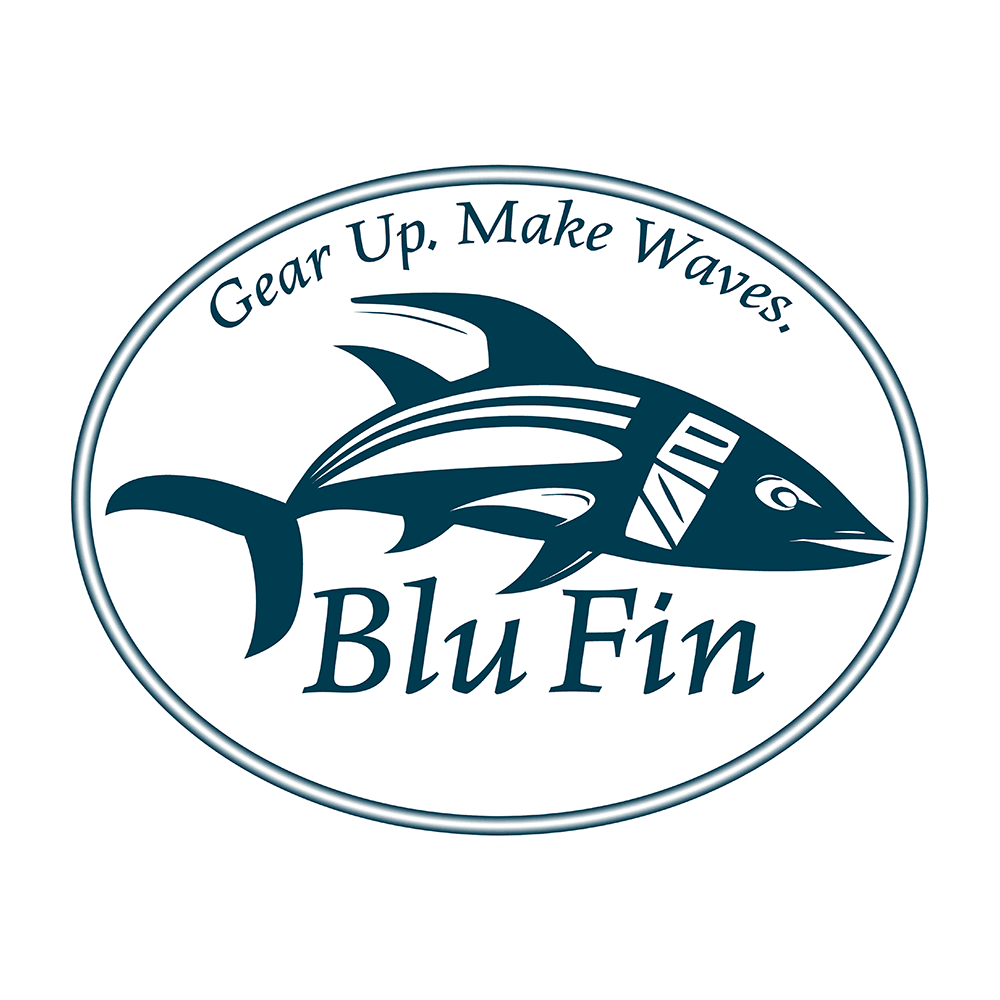 Decorative Blu Fin Sticker