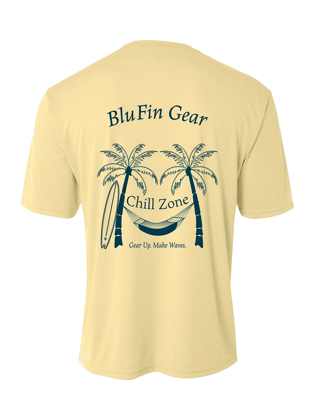 Chill Zone Stylish Cooling Performance Activewear Crew Neck T-Shirt All-Day Wearable UV Protection Wicking Sportswear