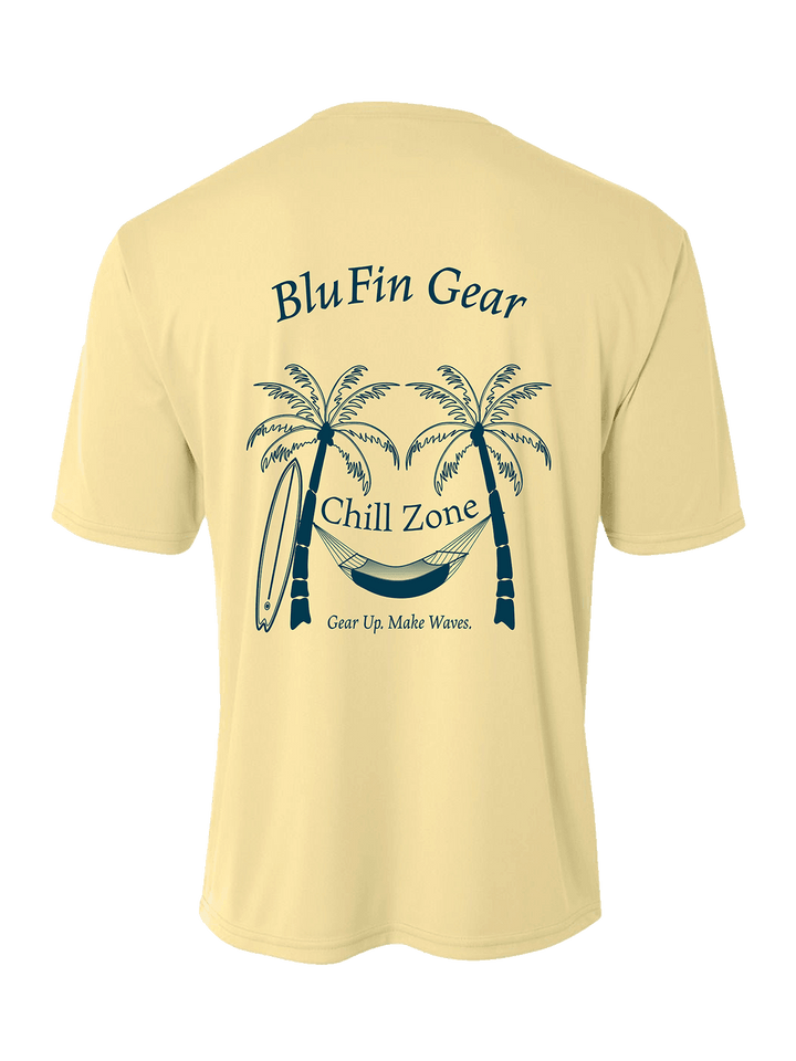 Chill Zone Stylish Cooling Performance Activewear Crew Neck T-Shirt All-Day Wearable UV Protection Wicking Sportswear