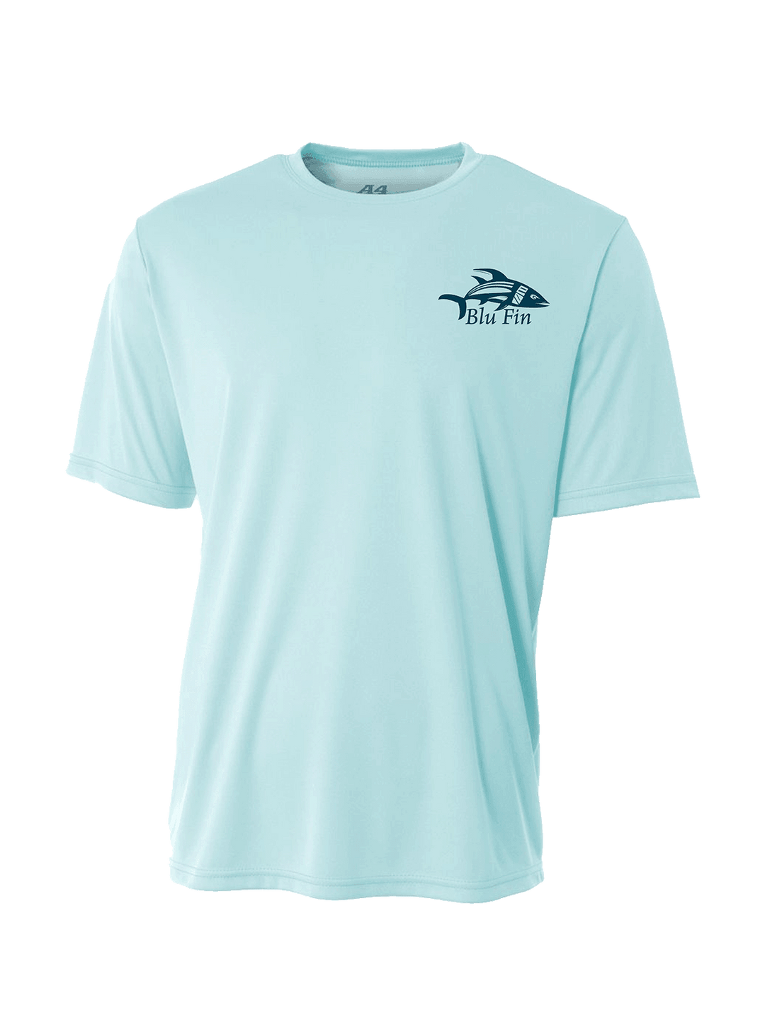 Logo Stylish Cooling Performance Activewear Crew Neck T-Shirt All-Day Wearable UV Protection Wicking Sportswear