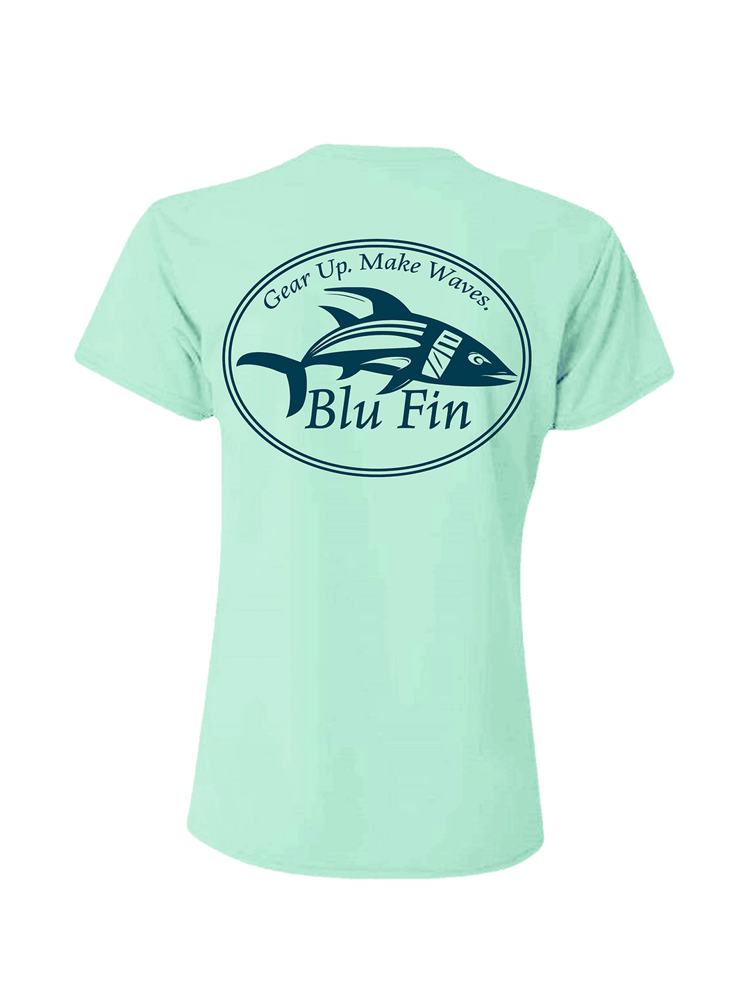 Logo Stylish Cooling Performance Activewear V-Neck T-Shirt All-Day Wearable UV Protection Wicking Sportswear