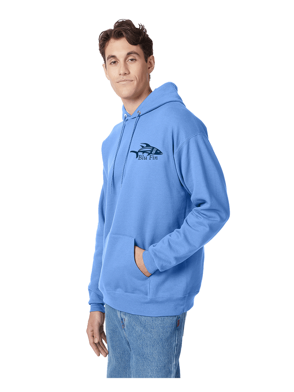 Mid-weight EcoSmart Unisex Hooded Sweatshirt Polyester Cotton 50:50 Blend Exceptional Value Comfortable Durable Versatile