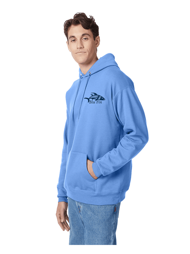 Mid-weight EcoSmart Unisex Hooded Sweatshirt Polyester Cotton 50:50 Blend Exceptional Value Comfortable Durable Versatile