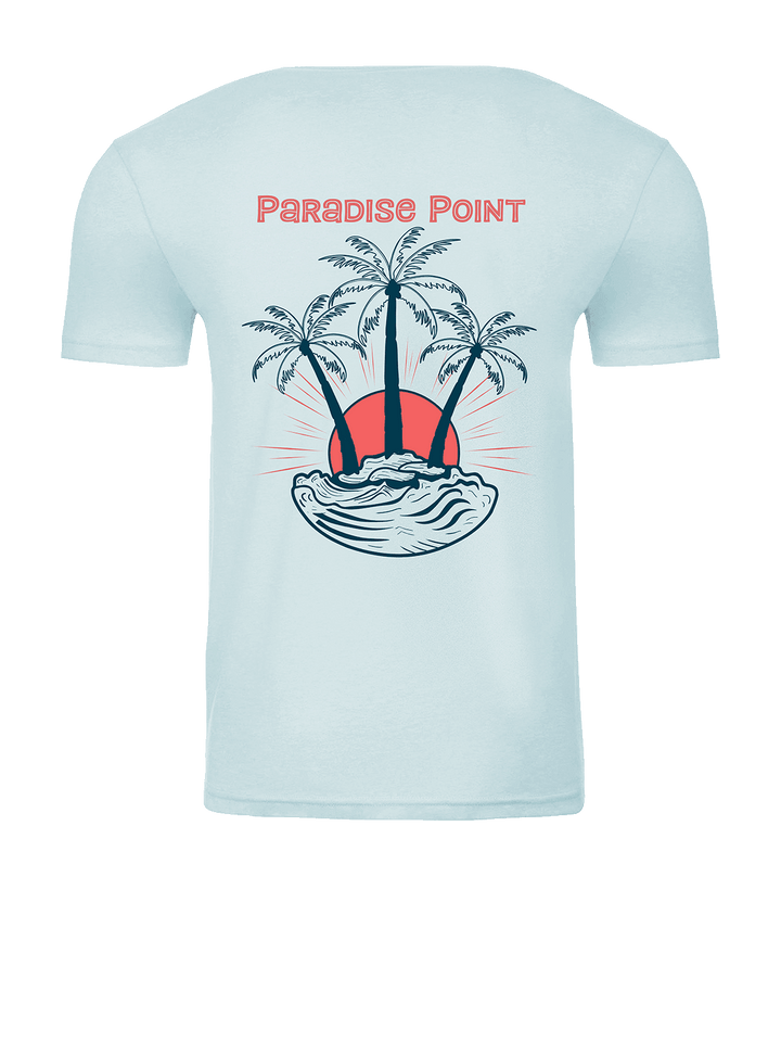 Paradise Point Unisex Lightweight Breathable Every-Day Wearable Comfort T-Shirt Adventure-ready Polyester Cotton Blend Jersey