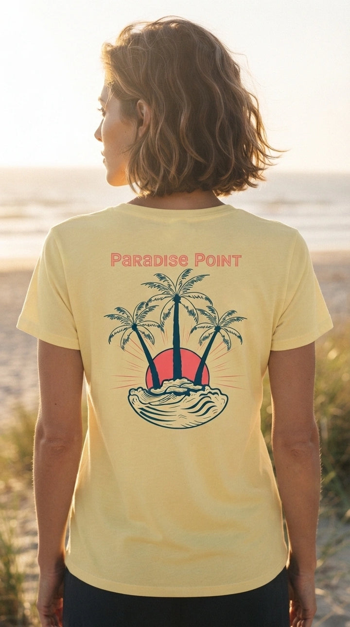 Performance V-neck S/S | Paradise Point | Womens